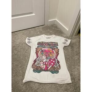 Stay Calm mushroom t-shirt adult small